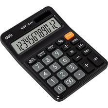 Asitan Masa Üstü Hesap Makinesi 12 Digit Siyah