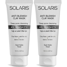 Asitan Kil Maskesi Yağlı ve Lekeli Ciltler Için 100 ml x 2 Adet