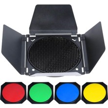 Asitan Godox Bd-04 Renkli Filtre ve Petek Seti 200 mm Çap