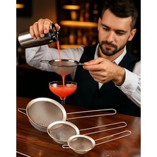 Asitan Transformacion Bar Süzgeci Bar Strainer 3 Boy Set 5 7 8 cm Paslanmaz Çelik, 7209252