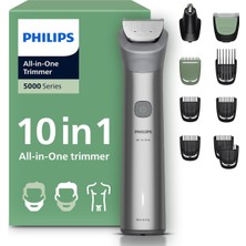 Asitan 5000 Serisi 10IN1,ERKEK Bakım Seti,yüz/saç/vücut Tıraş Makinesi,ıslak/kuru KULLANIM,MG5922/15