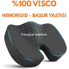 Asitan Pride Kuyruk Sokumu Oturma Simidi Minderi Yastığı Visco Ortopedik Yastık