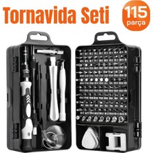 Asitan Profesyonel 115 Parça Tornavida Seti Telefon Tablet Elektronik Ürün Tamir Bakım Tornavida Seti
