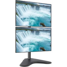 Asitan EF73 Steel Design 2-8 kg Çift Ekran Asansörlü 13-27 Monitör Standı