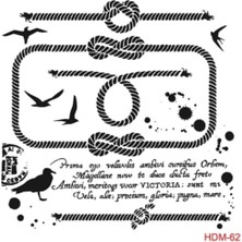 Asitan Cadence Stencil (Şablon) 25X25 cm Beyaz Tek Ebat,hdm-62 EH7016