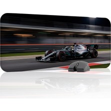 Asitan F1 Gaming Mouse Pad Kauçuk Kaymaz Taban Mousepad (V5, 70X30 Xl)