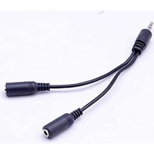 Asitan 2 3.5mm Kulaklık Çıkışlı Kısa Aux Kablo Dönüştürücü