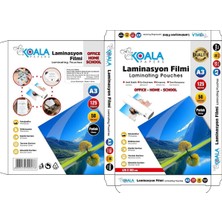 Asitan Koala Laminasyon Pres Filmi A4 426X303 mm 125 Micron 50 Adet