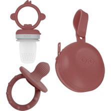 Asitan Gumy Velvet Rose, Mama Püre Seti ve Pod, Diş Kaşıyıcı Seti