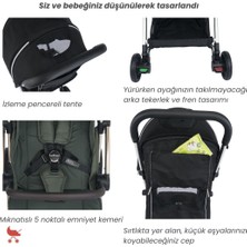 Asitan Merkür Bebe Ruby Kabin Boy Bebek Arabası Siyah