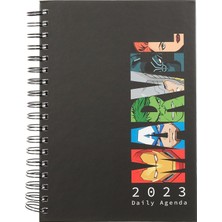 Asitan Marvel Ajanda Siyah 2023 (Lisanslı) Limited Edition