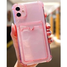 Asitan Iphone 11 Ile Uyumlu Yüksek Kalite Özel Kartlıklı Şeffaf Telefon Kılıfı – Arka Cepli Cü