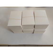 Asitan 5x8 cm Boş Kartvizit, Not Kartı, Kelime Kartı, 300 gr Amerikan Bristol, 100 Adet