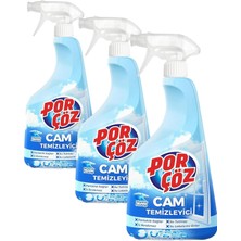 Asitan Porçöz Porcoz Cam Temızleyıcı Sprey 500ML (3 Paketi)