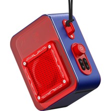 Asitan Dahili Işıklı Taşınabilir Mini Parti Hoparlörü 5W Hifi Ses Dış Mekan Bluetooth Hoparlör Tf