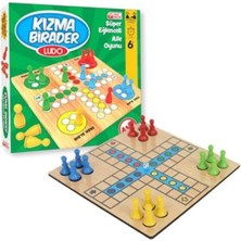 Asitan Ludo, Ahşap Kızma Birader, Kutu Oyunu, Eğlenceli Aile Oyunu
