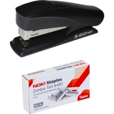 Asitan S-60 24/6 Zımba Makinesi ve 1000 Adet Zımba Teli Tek Ebat