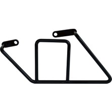 Asitan Turktasarlar Motor Accessory Honda CL250 - Motosiklet Çanta Sabitleme Aparatı, Siyah Boyalı Metal