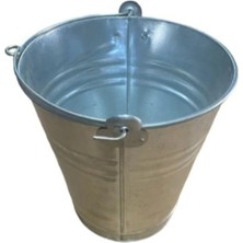 Asitan Mobilreyon 3 Adet Su Kum Kovası 10 Litrelik, Metal Galvanizli Sac Kova, Yangın Kovası