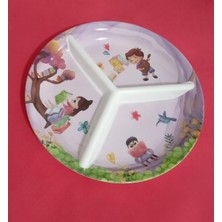 Asitan 3 Bölmeli Bebek Yemek Tabağı