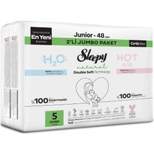 Asitan Natural Double Soft Avantajlı Mega Paket Bebek Bezi 5 Numara Junior 48 Adet