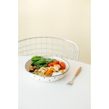 Asitan Black Cupid Emaye Bowl Tabağı - Bowl Kase - Salata Kasesi - Sunum Kasesi