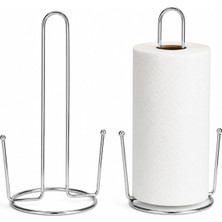Asitan Krom Kağıt Havluluk, Metal Rulo Peçete Tutucu, Dik Havlu Askısı / Banyo ve Mutfak Için Paslan