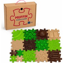 Asitan Muffik Touch Of Nature Set - Muffik Doğanın Dokunuşu Seti - 15 Parça Xxl Ortopedik Duyu Matı -