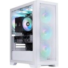 Asitan MG953 750W 80+Bronze Tempered Glass Frgb USB 3.0 Atx Mid Tower Beyaz Kasa BFC-MGB75WWGSW-4F