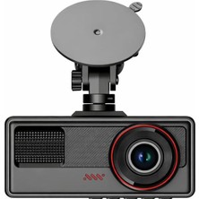 Asitan Araç Kamerası, Full Hd 1080P 30FPS Dash Cam, 3 Kameralı, Gerçek Zamanlı Önizleme, Arka Kamera,