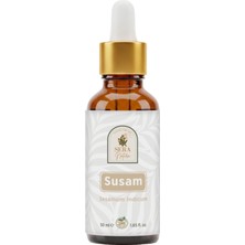 Asitan Susam Yağı 50 ml | Soğuk SIKIM,%100 Saf ve Doğal | Saç, Cilt Bakımı, Masaj ve Taşıyıcı