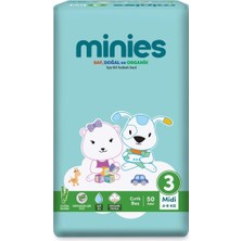 Asitan Minies Bebek Bezi Midi 3 Beden 4-9 kg 50 Adet, HAMZSBEZ136