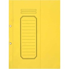 Asitan Yarım Kapak Dosya Lüks Sarı (25 Li Paket)