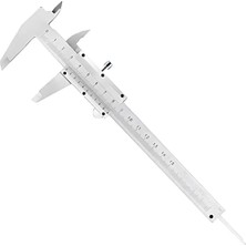 Asitan Mekanik Manuel Metal Kumpas Metal Çene 150 mm Kutulu Hassas Iç Dış Derinlik Ölçüm Aleti