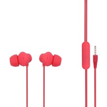 Asitan Acoustic 0088 Mikrofonlu Kablolu Kulak Içi Kulaklık Kırmızı