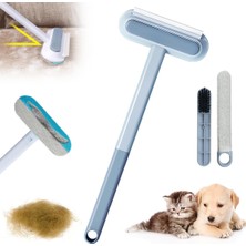 Asitan Jouis Kedi Köpek Tüy Temizleme 4'ü 1 Arada Sihirli Fırça Seti Çok Yüzeyli Temizlik Aparatı C