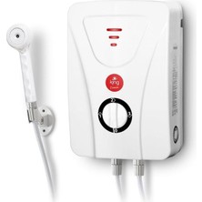 Asitan King K7101 Erman Elektrikli Şofben / 7500W Güç, 3 Kademeli Isı, Ipx4 Su Koruma