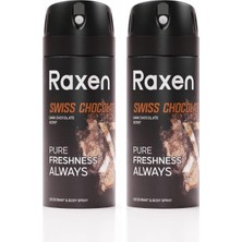 Asitan Erkek Deodorant Spreyi - Swiss Chocolate Serisi - 150ML - Etkili Ter Kokusu Önleyici - Alüminyumsu