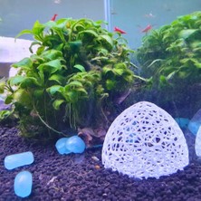 Asitan Woof Akvaryum Yavru Karides ve Yavru Balık Mağarası,saklanma Alanı 8x6 Cm,moss Sarılabilir Mağ