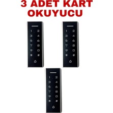 Asitan SR-205 Mf Mifare Kartlı ve Şifreli Geçiş Sistemi Rfıd Kart Okuyucu 13.56 Mhz 3 Adet