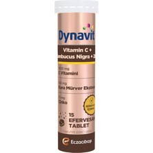 Asitan Vitamin C & Sambucus Nigra & Çinko 15 Efervesan Tablet - Bağışıklık - Karışık Meyve Aromal�