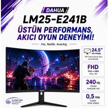 Asitan DHI-LM25-E241B IPS 24,5 Inç 240 Hz 1920 (H) × 1080 (V) Çözünürlük 0,5 Ms Gaming Monitör