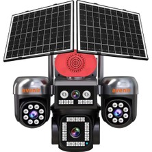 Asitan 12MP Pt Speed Dome AV-S446 4 Kameralı 4g Solar Kamera
