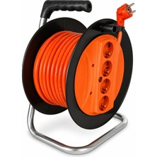 Asitan Makaralı Uzatma Kablosu 3x2.5mm- 20M/30M/40M/50M | Güçlü ve Dayanıklı (40 Metre)