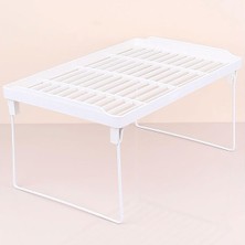 Asitan Promosyonca Metal Ayaklı Mutfak Banyo Rafı, Tezgah Üstü Organizer, Dolap Içi Düzenleyici, Pla