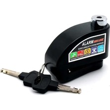 Asitan Hsgl Motosiklet Alarmlı Disk Kilidi Su Geçirmez, Çelik Gövdeli, 110 Db Sesli Güvenlik Kilidi (A