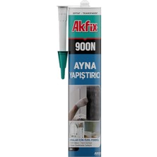 Asitan Ayna Silikonu Nötr Sıstem 100 Silikon Solvent Içermeyen Hızlı Kürleşen Korozyon Yapmayan