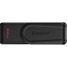 Asitan Datatraveler Exodia S USB Bellek - 64GB - USB 3.2 Gen 1 - USB Tip A - Siyah/siyah