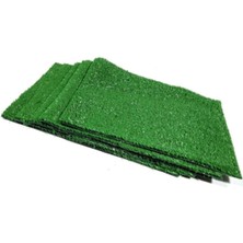 Asitan 20 Adet, Yapay Çim, A4 Boyutunda, Maket, Dekoratif, Çim Tabakası, Yapay Çim Halı, Sunni Çim