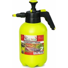Asitan Basınçlı Bahçe Spreyi 2 Litre, El Pompalı Ilaçlama ve Sulama Püskürtücüsü, Ayarlanabilir